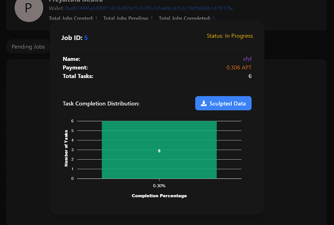 Upload csv containing tasks